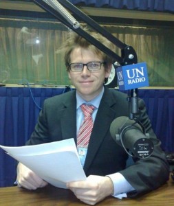Darragh Murray at UN Radio